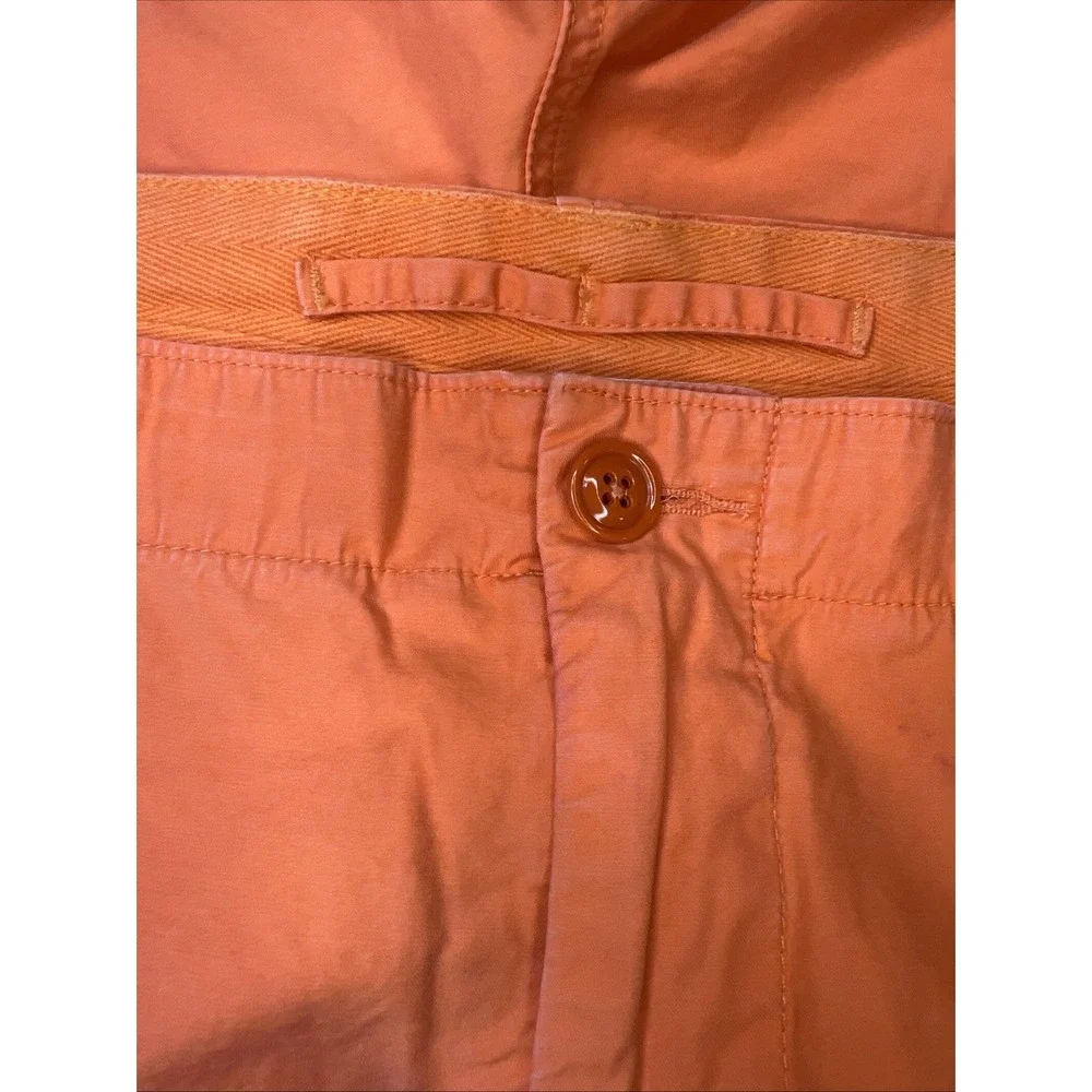 Polo Ralph Lauren Cargo Shorts Mens 44 Orange Cotton Classic Fit Utility Pocket